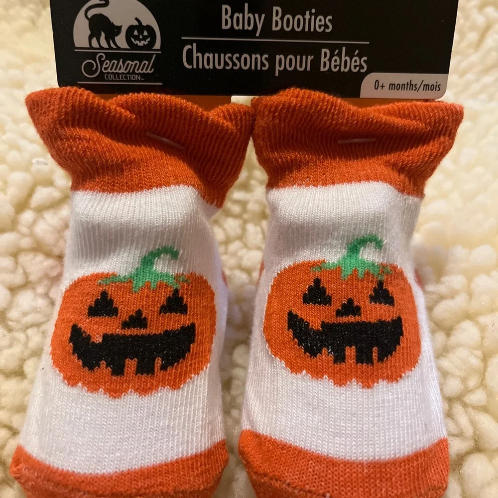 Halloween Baby Pumpkin Socks